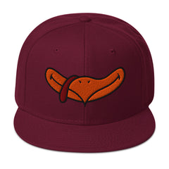 Hokie Beak Maroon Snapback Hat