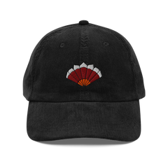 Tail Feathers Embroidered Vintage Corduroy Cap